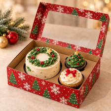 Dozen voor cupcakes en kerstkoekjes