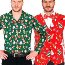 Kerstvesten, -jassen en -hemden