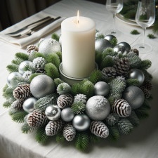 Kersttafeldecoraties