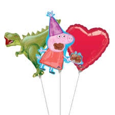 Opblaasbare ballonnen met stokje