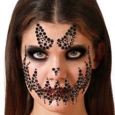 Zelfklevende sieraden en tatoeages voor Halloween