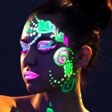 Fluorescerende make-up