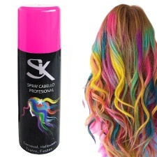 Sprays en krijt voor haar