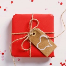 Inpakpapier en decoraties voor Valentijnsdag