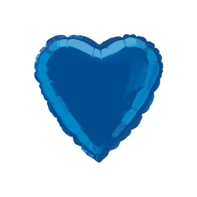45 cm gekleurde hartballon - Qualatex - 1 stuk