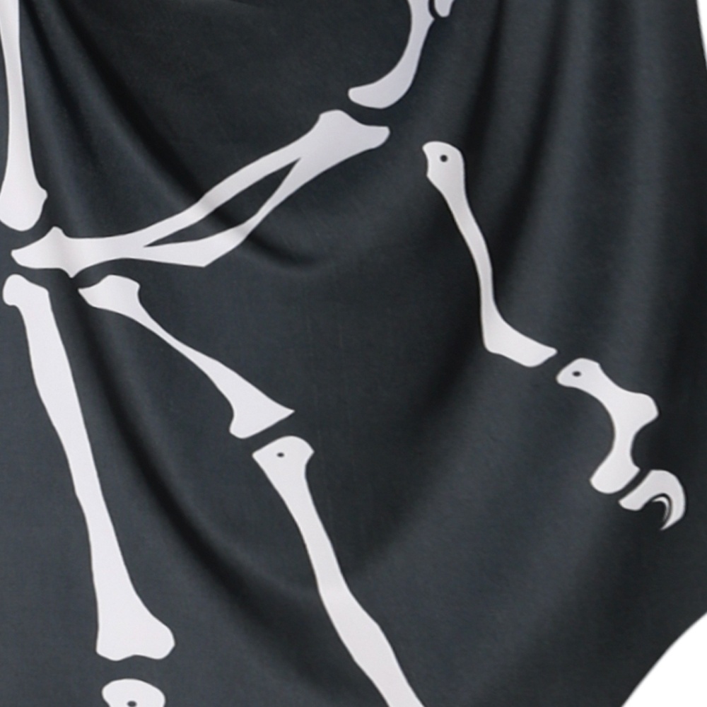 Griezelig vrouwelijk skeletvleermuis kostuum - 4