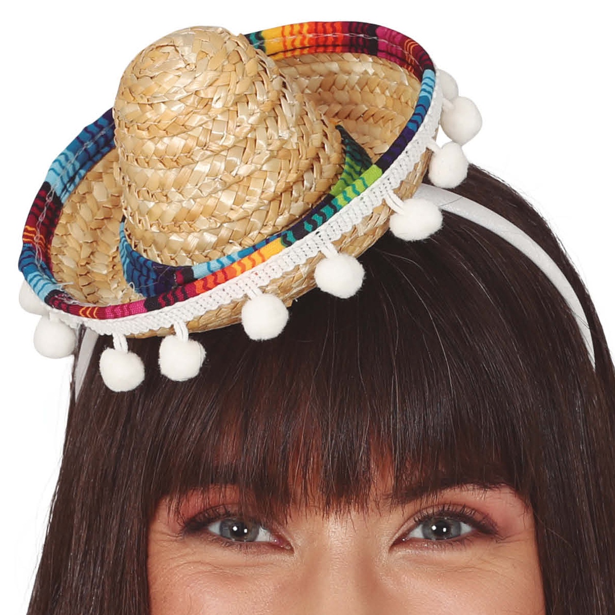 Diadeem met een kleine Mexicaanse hoed