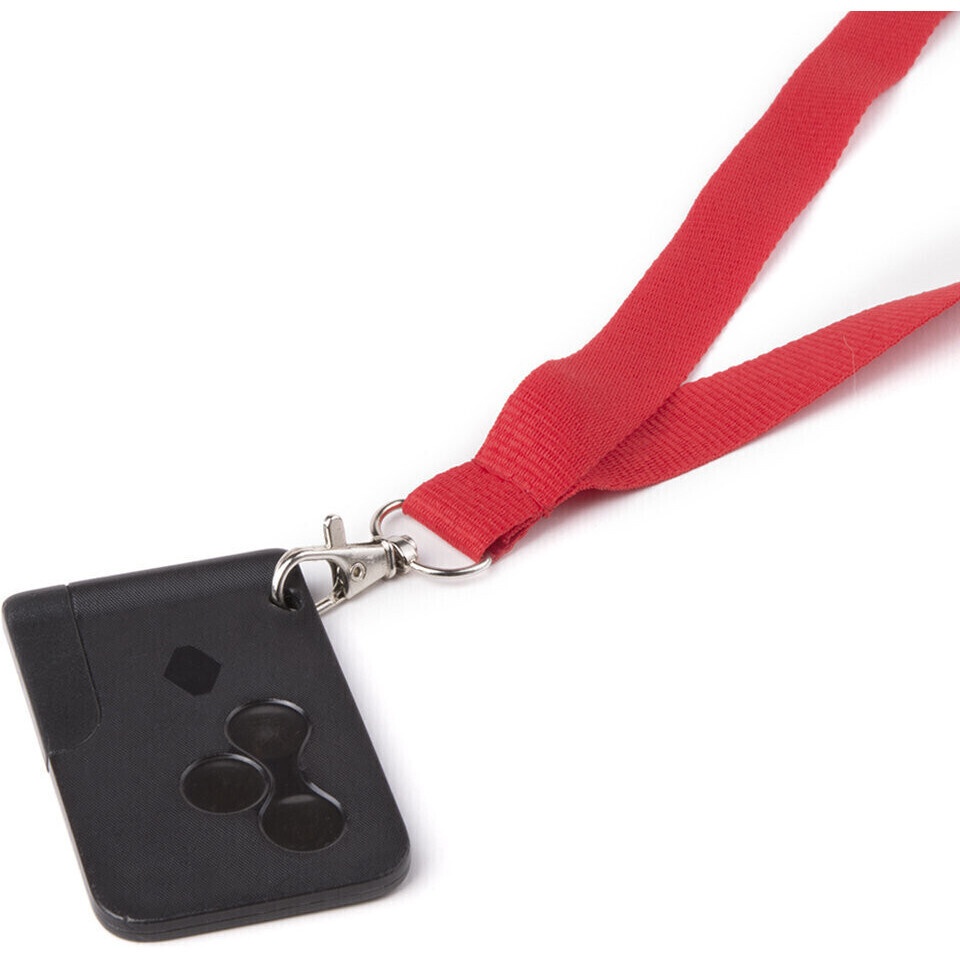 Gekleurde lanyard met metalen haak - 1 stuk - 4