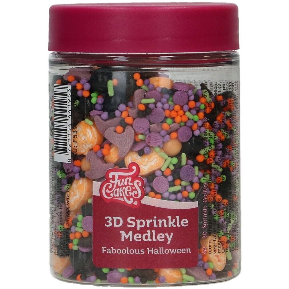 Halloween Nacht Sprinkles van 70 gr - Funcakes - 2