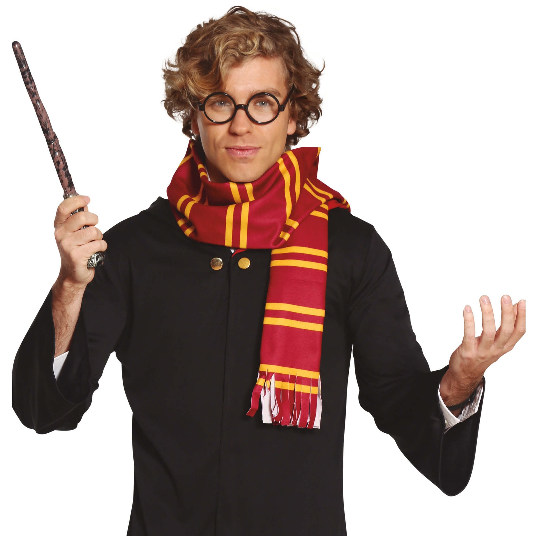 Kinder Harry Tovenaar Kostuumset met Sjaal en Bril - 2