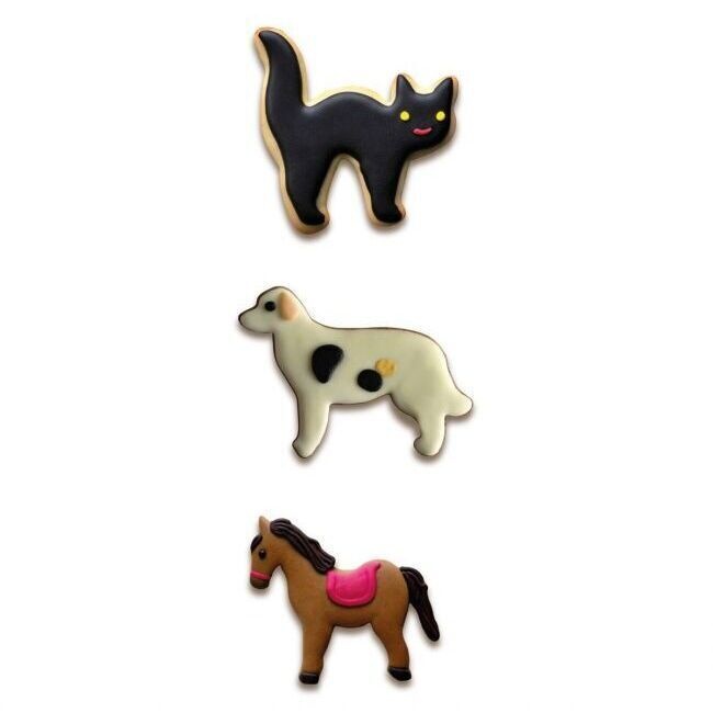 Uitstekers van kat, hond en paard - Wilton - 3 stuks - 2