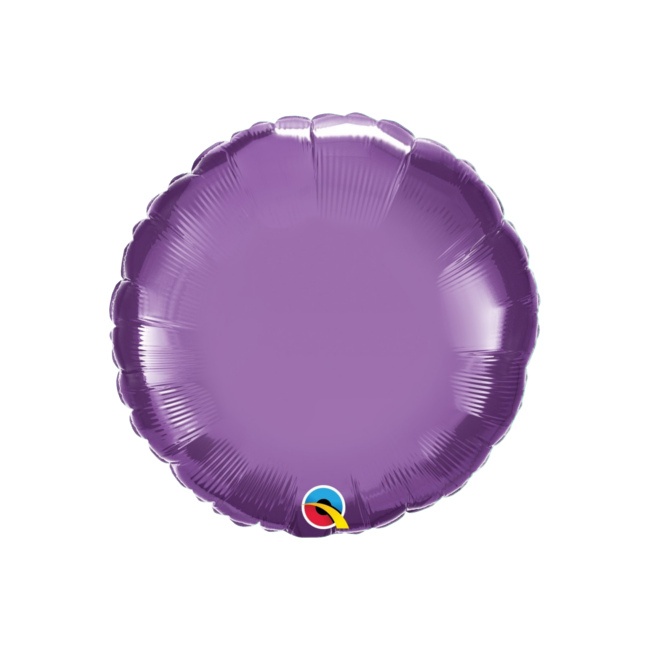 Ronde chromen ballon van 45 cm - Qualatex - 1 stuk