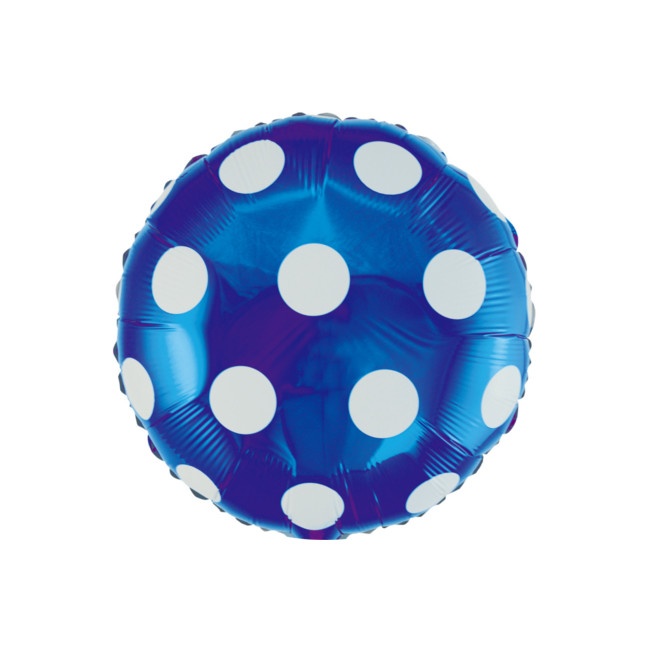 Ronde ballon met stippen van 46 cm - Globos Nordic - 1 stuk
