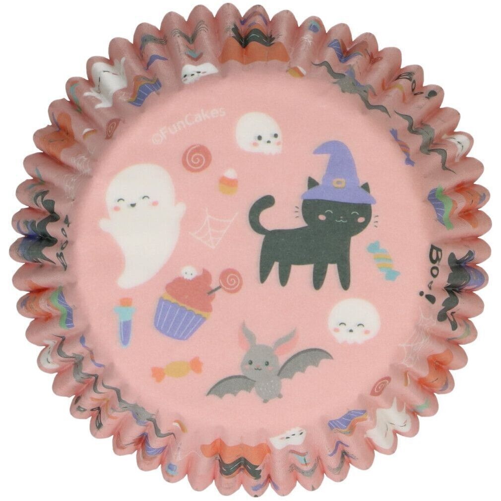 Cupcake bakjes van Cute Halloween - Funcakes - 48 stuks - 2
