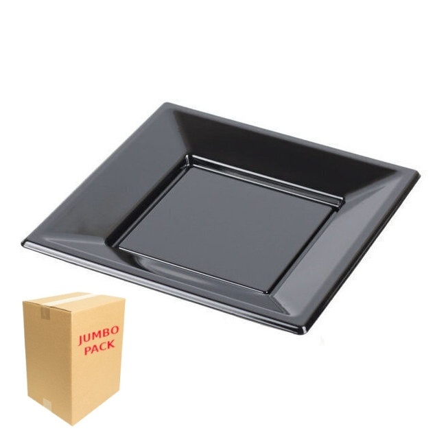 Kleurrijke plastic borden van 23 cm - 480 stuks