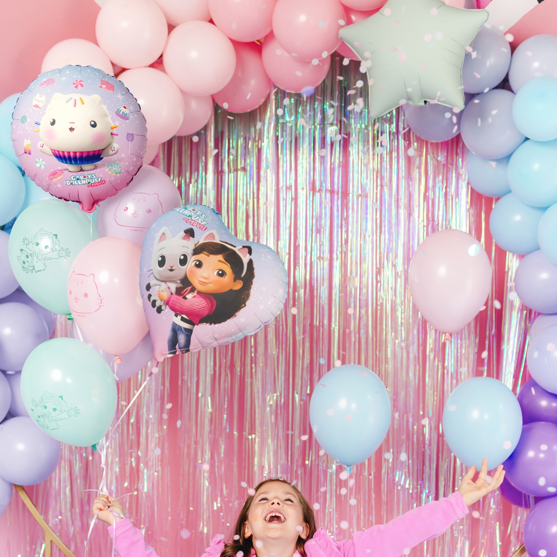 Latex ballonnen van Gabby's Dollhouse van 30 cm - 6 stuks - 2