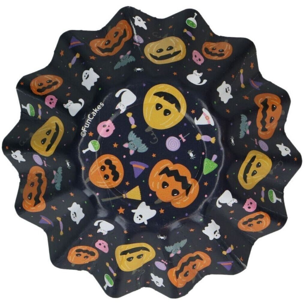 Halloween Nacht Cupcake Capsules Stijf - Funcakes - 48 Stuks - 2