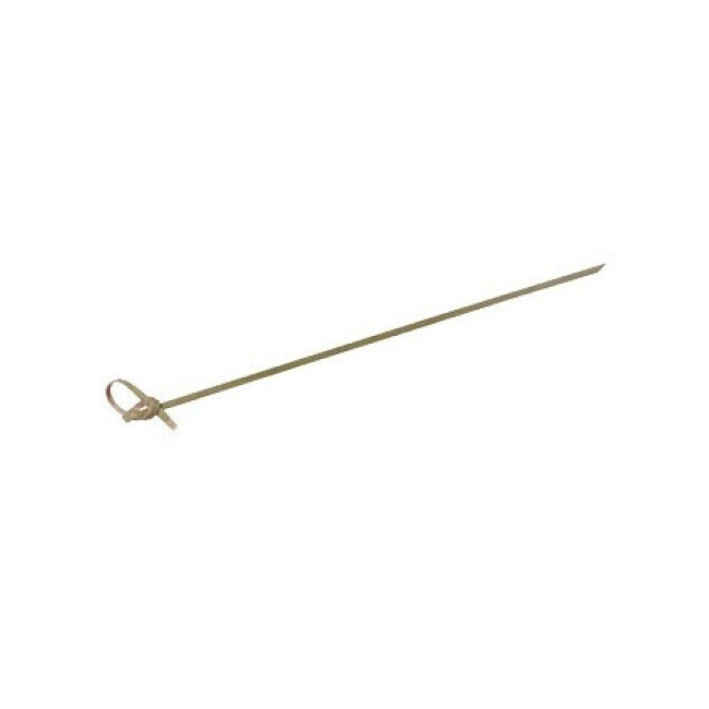 Bamboe spiesje met lusgreep van 12 cm - 12 stuks