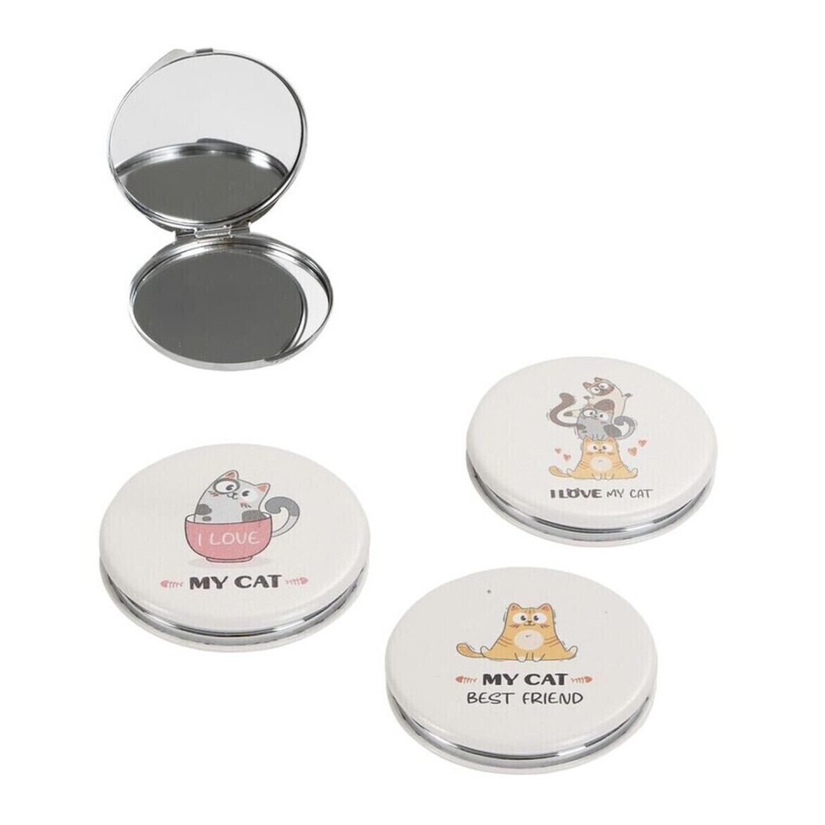 Assorti kattenspiegeltje - 1 stuk