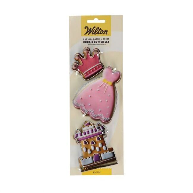 Kroon-, jurk- en kasteeluitstekers - Wilton - 3 stuks