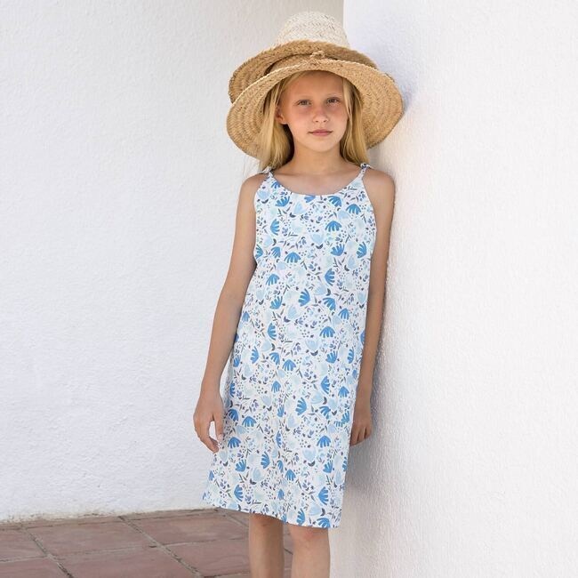 Katoenen Poplin Stof Spring arrival Aqua - Katia - 2