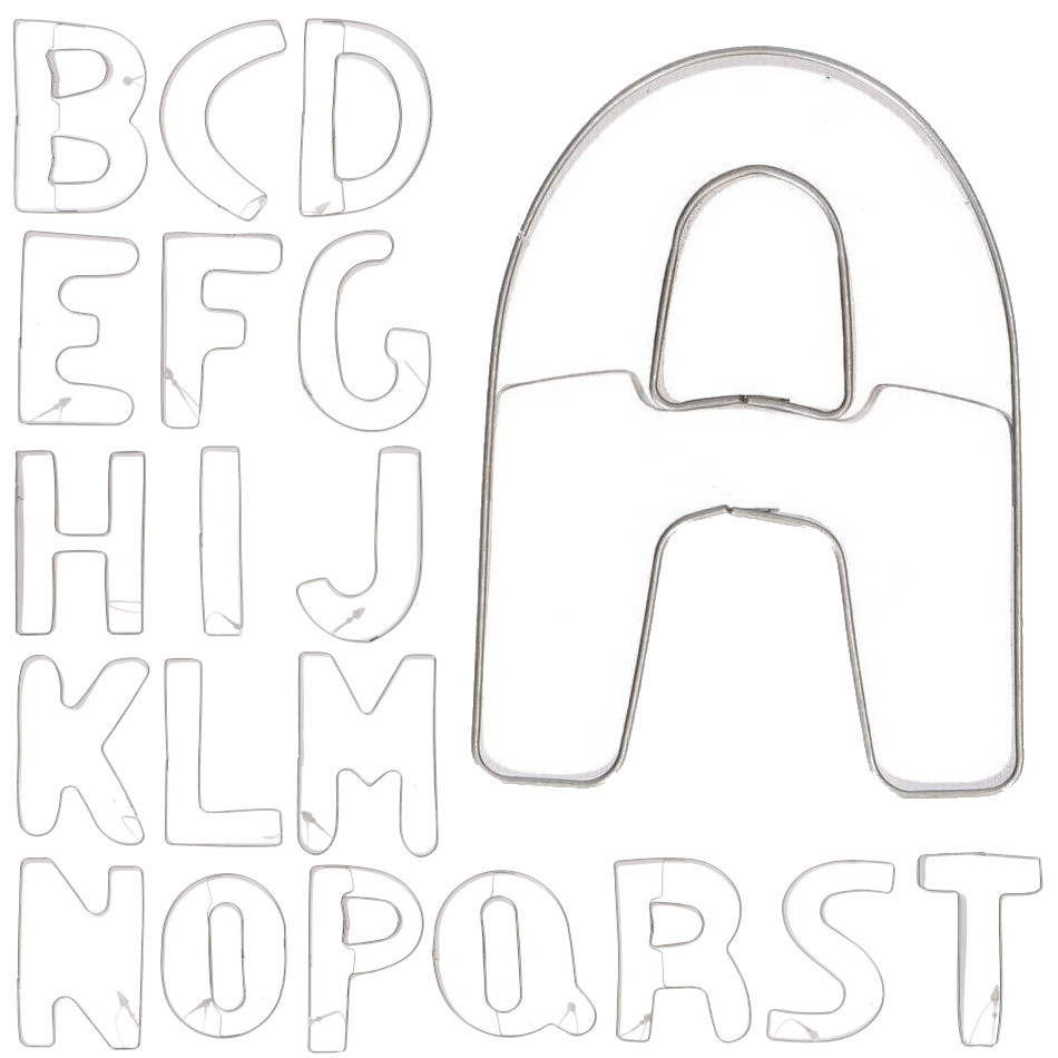 Alfabet uitsnijders per letter - Wilton - 1 letter