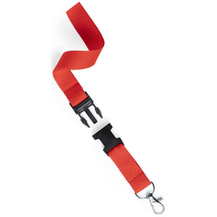 Lanyard in kleuren met haak en gesp - 1 stuk - 2