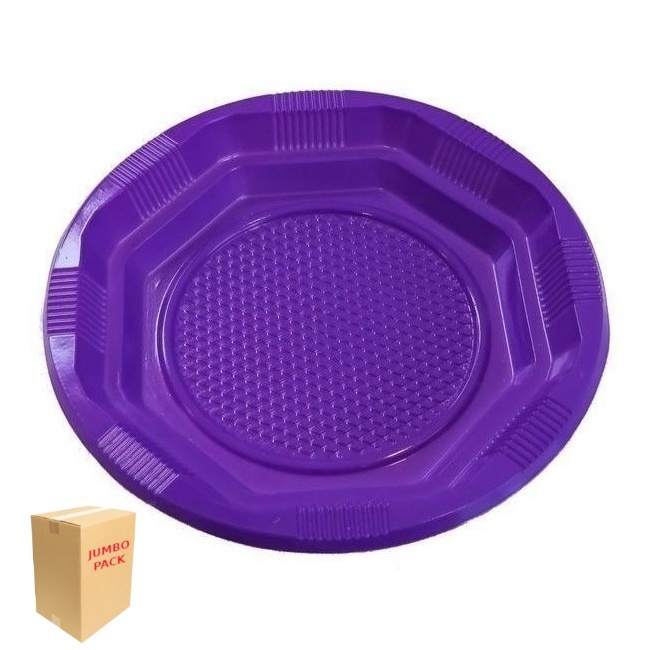 Kleurrijke plastic borden van 13,5 cm - 1920 stuks