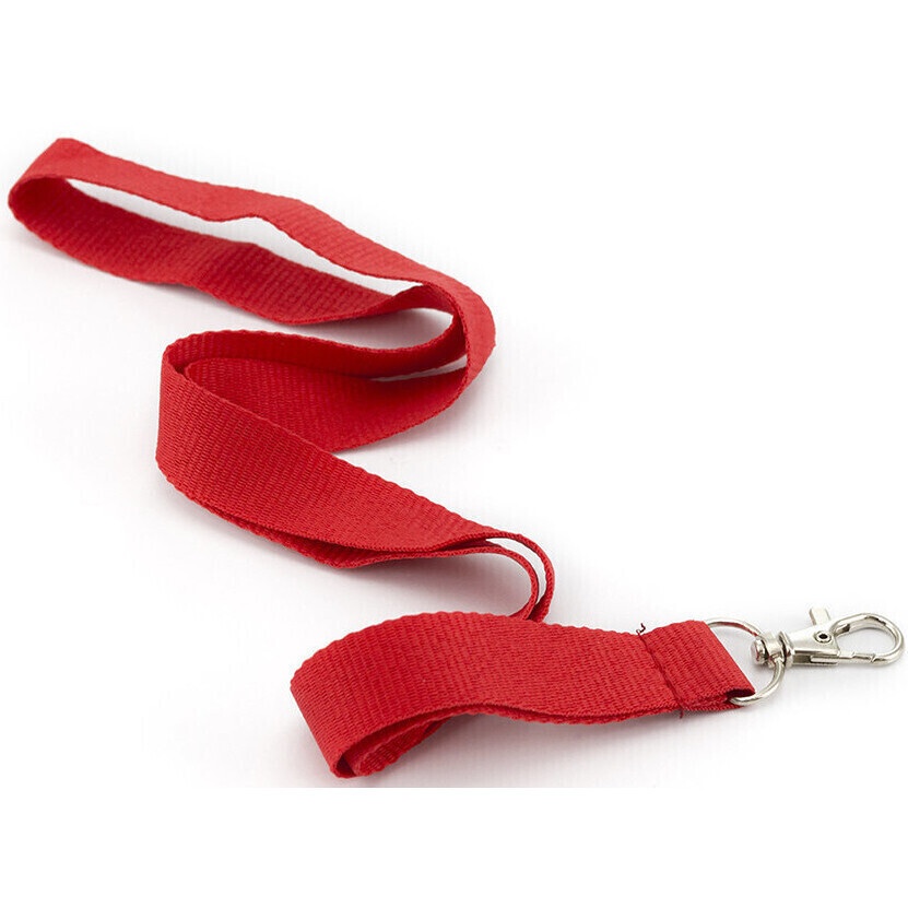 Gekleurde lanyard met metalen haak - 1 stuk - 3