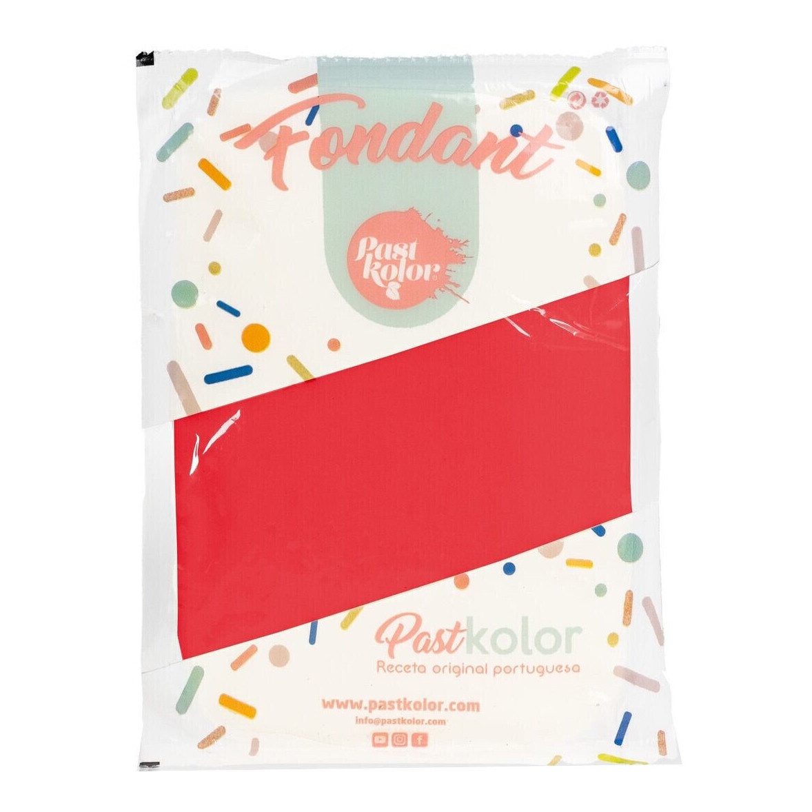 Fondant van 2,5 kg - Pastkolor