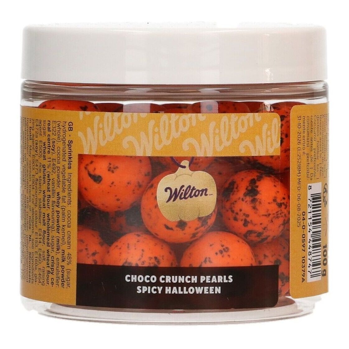 Halloween Pompoen Chocolade Ballen van 100 gr - Wilton - 2