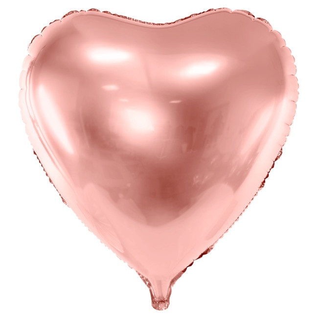 XXL kleuren hartballon 72 x 73 cm - PartyDeco - 1 stuk