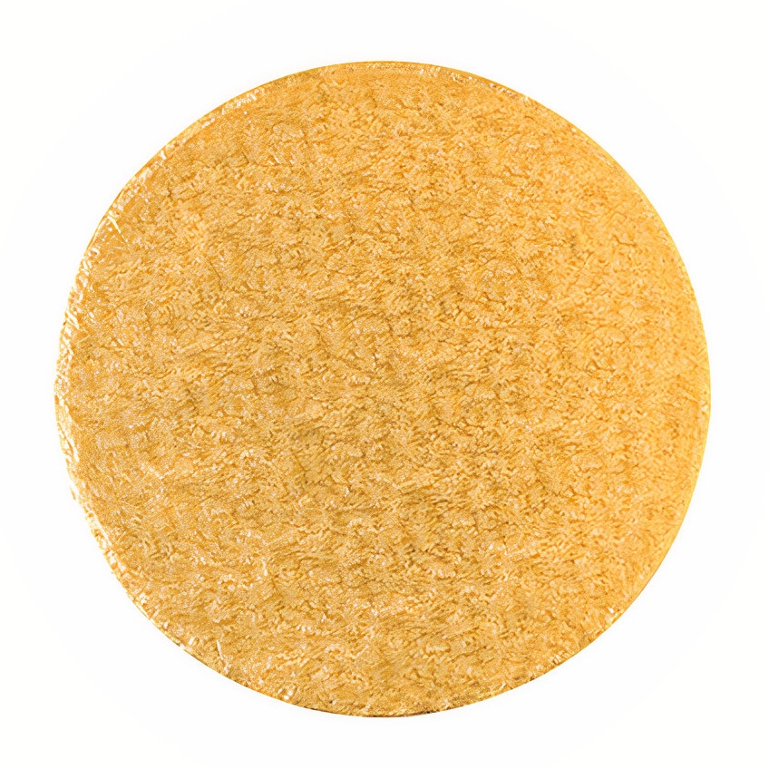 Taartbodem van 30 x 30 x 0,3 cm rond - 1 stuk