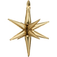 3D Ster Ballon van 70 cm - 1 stuk