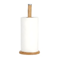 Verticale bamboe keukenrolhouder