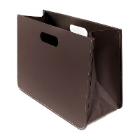 Opvouwbare kunstleren tijdschriftenhouder 40 x 20 x 30 cm - 1 stuk