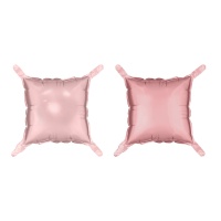 Folieballon voor decoratief paneel van 35 x 35 cm roze - 4 stuks