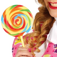 Gekleurde lolly van 22 cm