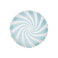 Bleke ronde spiraalvormige ballon van 45 cm - PartyDeco - 1 stuk