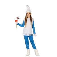 Blauw dwergenkostuum voor meisjes