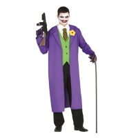Lang komisch clownskostuum voor heren