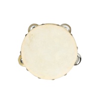 Tamboerijn van 14,5 cm met leder