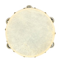 Tamboerijn van 21,5 cm met lederhuid