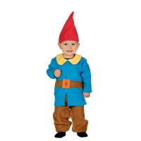 Blauw dwergenkostuum voor baby's