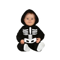 Baby skelet kostuum
