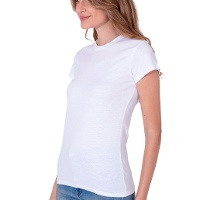 Dames t-shirt van 100% katoen, 180 g - 1 stuk