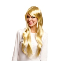 Lange golvende blonde pruik voor vrouwen