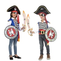 Kinder piratenkostuum met accessoires