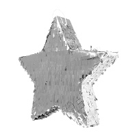 Metallic Star 3D Piñata van 45 cm