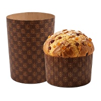 Wegwerpbakvormen voor panettone van 1 kg - 10 stuks